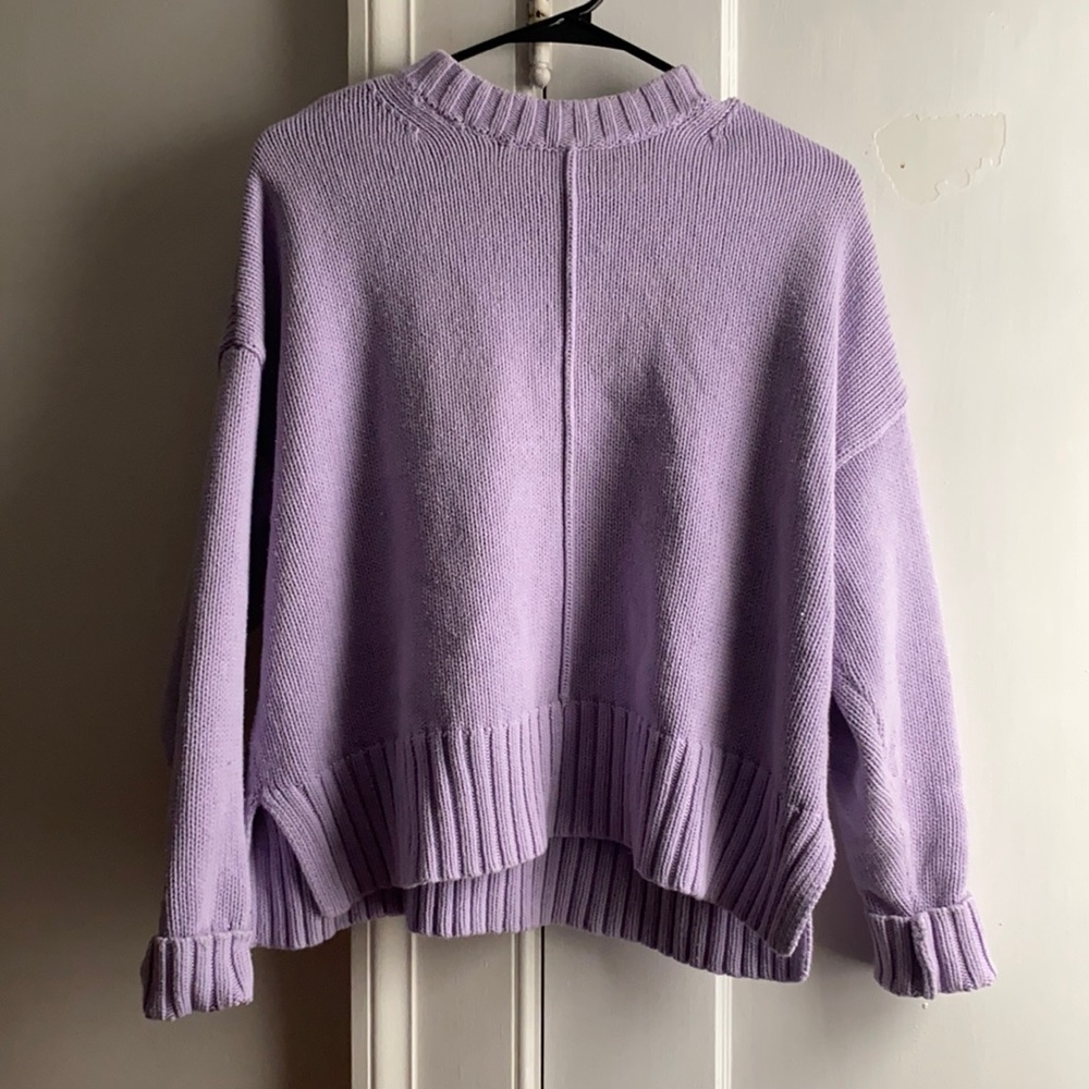 Purple sweater